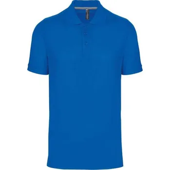 Designed To Work Men's Short-sleeved Polo Shirt, modrá (Royal)