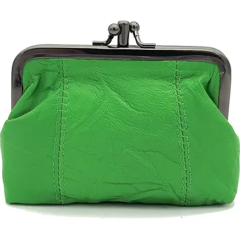 Dámská kožená peněženka Borse Design 51-11-1 sv.zelená Barva: sv.zelená, Velikost: 0