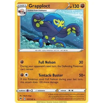 Sběratelská karetní hra Grapploct 101/185 - Vivid Voltage Typ karty: Non-Holo