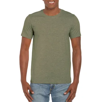 Pánské tričko Gildan Softstyle® Adult T-shirt, zelená (Heather Military Green)