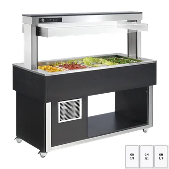 Bufet chlazený GN 3-1/1 - 200 mm, Wenge | RM - TR GREEN+ 3W