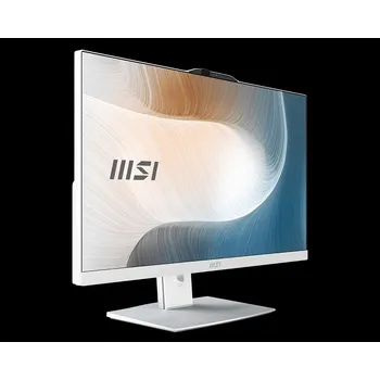 Notebook MSI AIO Modern AM242P 12M-2005EU Intel i5-1235U 24" IPS LED FHD bez dotykové obrazovky s antireflexní úpravou 16 GB SSD 500 GB M.2 AX211 WiFi 6E Windows 11 Pro bílá