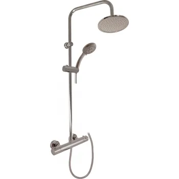 Sprchový set TERMOSTATICKÁ - Sprchový systém s termostatickou baterií, Metal Grey - lesklá TRM82.5/7-61MGL, RAV Slezák