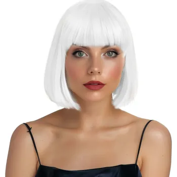Paruka Paruka dámská mikádo, bílá