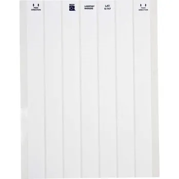Pásek do tiskárny Brady LAT-7-747-10 / 029718, LaserTab Laser Printable Labels, 25.40 mm x 12.70 mm
