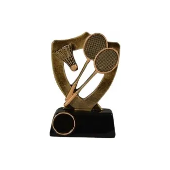 Badmintonová Resinová Soška 13 cm, Výška 13 cm