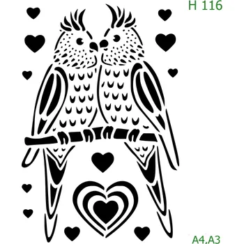 Šablona H 116 - A4 , Nelepící folie