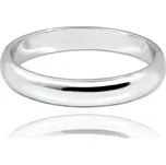 MINET+ Stříbrný snubní prsten 4 mm