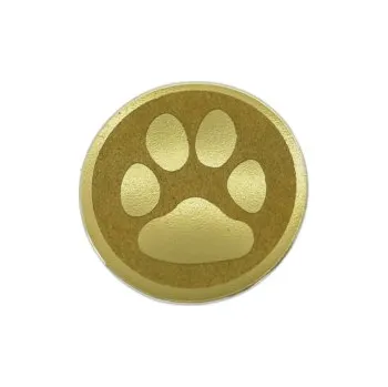 Emblém Psi Ø25 mm, Barva Zlato