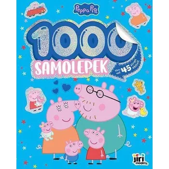 interaktivní kniha Jiri Models 1000 samolepek s aktivitami Prasátko Peppa