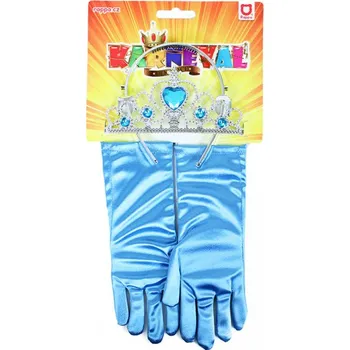 Sada princezna rukavice s korunkou