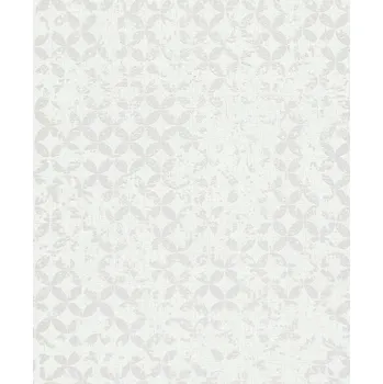 Tapeta Vliesová tapeta na zeď, bílo-krémová, geometrický vintage vzor, 35121, City Romance, Marburg