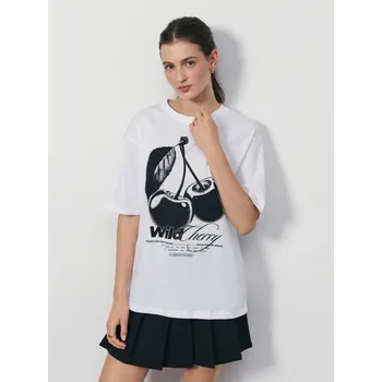 Dámské tričko Tričko s potiskem - M - House - bílý - 637GV-00X