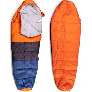 Spacák inSPORTline Tiamos 27316 oranžový/černý/modrý 220 cm