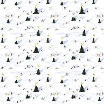 Balící papír BE NICE EKO vánoční balicí papír Zimní radovánky (5 archů)