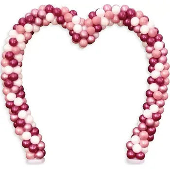 Sada na balónkovou bránu - Srdce 220x260 cm (Sada na balónkovou bránu - Srdce 220x260 cm)