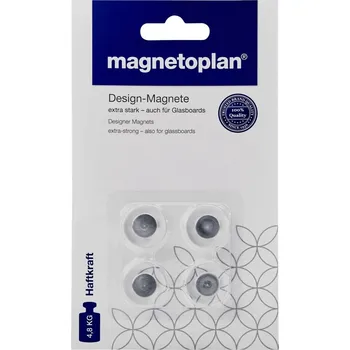 Kancelářský nábytek magnetoplan magnet Acryl (Ø) 20 mm transparentní 4 ks 1681020