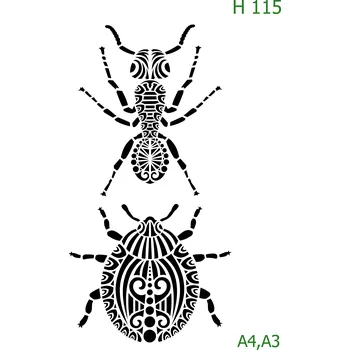Šablona H 115 - A4 , Lepící fólie