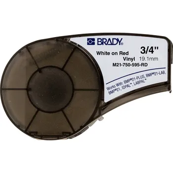 Pásek do tiskárny Brady M21-750-595-RD / 142801, vinyl páska, 19.05 mm x 6.40 m