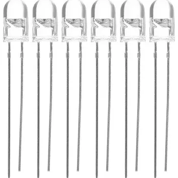 Plošný spoj 20 kusů 12V předzapojených průhledných LED