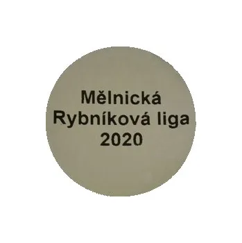Samolepicí dekorace na vozidlo Zadní stříbrná samolepka s vlastním textem Ø32 mm, Barva Stříbrná
