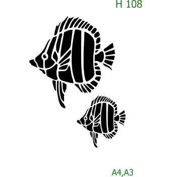 Šablona H 108 - A3 , Nelepící folie