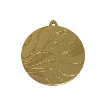 Karatistická medaile MS50029 - 50 mm, Zlato