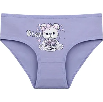 Dívčí spodní prádlo Donella Dětské kalhotky Bear: modrošedá 6 - 7