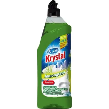 Prostředek na nádobí Krystal - citronová tráva, 750 ml