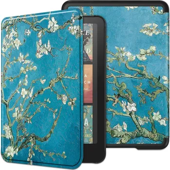 Pouzdro na tablet VSECHNONAMOBIL 119492 ART Zaklápěcí pouzdro pro Amazon Kindle Paperwhite 2024 / Kindle Colorsoft Signature Edition APRICOT BLOSSOM