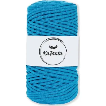 Příze Bavlněná šňůra KaFanta 3 mm - tyrkysová