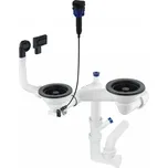 Deante Sifon pro granitové dřezy o 1,5 a 2 mycí komoře - ZXY N973