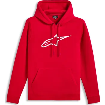 Pánská mikina ALPINESTARS mikina AGELESS HOODIE 3 červená/bílá - S