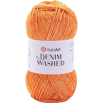 Galanterie Yarn Art Denim Washed 902 Orange Pletací příze