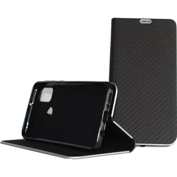 Pouzdro na mobilní telefon Pouzdro Vennus Book Carbon Samsung M21 Černé