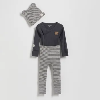 Chlapecká mikina Reserved - Bavlněná sada - tmavě šedá - 378FP-90X - 378FP-90X-68