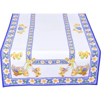 ubrus Dekortextil ubrus Kachničky modré 50x100 cm