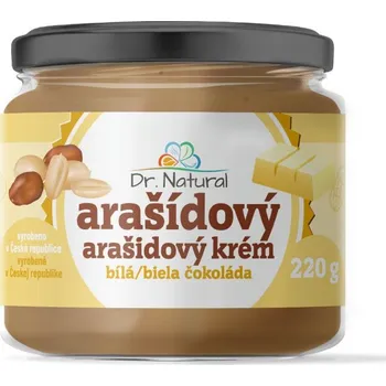 Dr. Natural Arašídový krém s bílou čokoládou 220g