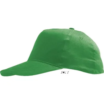 Kšiltovka Sol's Sunny Kids - Five Panels Cap, zelená (Irish Green)
