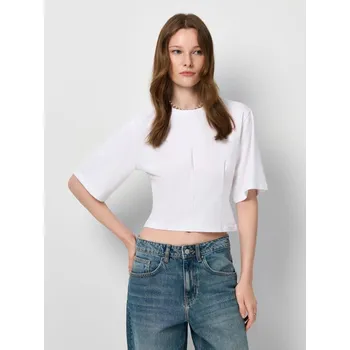 Dámská móda Hladké tričko - XS - House - bílý - 064GT-00X