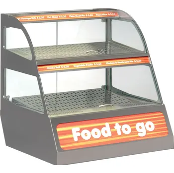 Teplá vitrína KENTUCKY GN1B (prosv.panel)