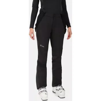 Snowboardové kalhoty Dámské softshellové lyžařské kalhoty Kilpi RHEA-W BLK 42 Short