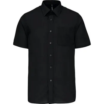 Kariban Ace - Short-sleeved Shirt, černá (Black)