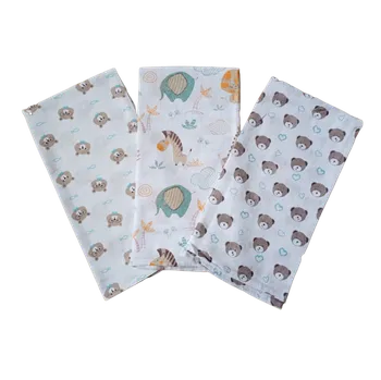 látková plena Prem bavlněná plena Trio modré 70x70 cm, 3 ks