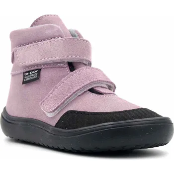 Dívčí obuv Jonap barefoot dětské kotníkové boty s membránou - Jerry SLIM – Orchid Velikost: 27