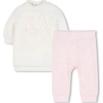 Bavlněná tepláková souprava pro miminka Karl Lagerfeld Z30971.67.81 růžová 03X, vel. 71