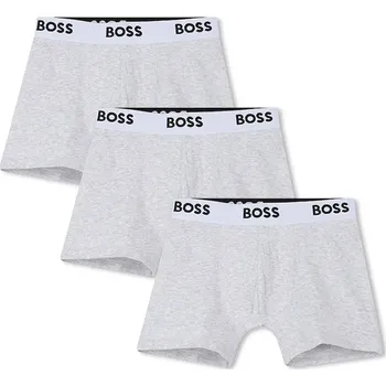 Boxerky Dětské boxerky BOSS šedá barva, J52663 J52663.162.174 90X, vel. 174
