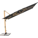 Doppler ALU WOOD XL 4x3 m - výkyvný zahradní slunečník s boční tyčí