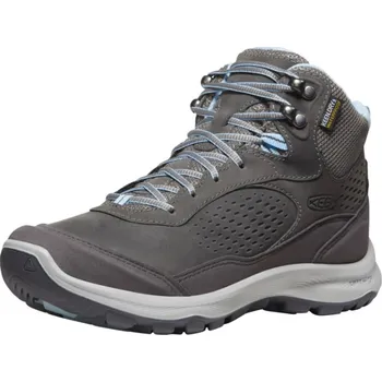Dámská treková obuv Dámské kožené boty Keen Wmns Terradora Explorer Mid Wp Steel Grey/Clea 37