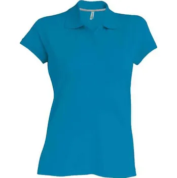 Dámské tričko Kariban Ladies' Short-sleeved Polo Shirt, modrá (Sapphire)